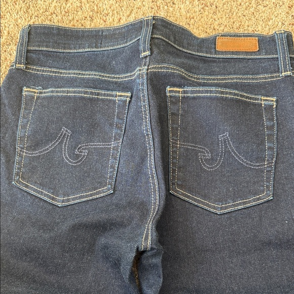 AG Adriano Goldschmied Dark Indigo Straight Leg Jeans - Picture 6 of 7